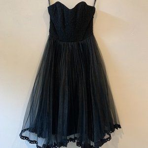 Betsey Johnson Lace & Tulle Dress